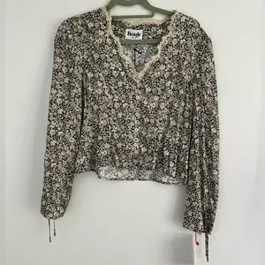 Rouje | Tops | Nwt Rouje Tildo Blouse In Fleur Vintage Khaki 